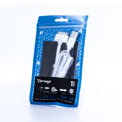 Cable Vorago Cab-118 Usb-Apple Dock 1 Metro Blanco Bolsa