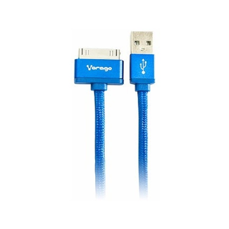 Cable Vorago Cab-118 Usb-Apple Dock 1 Metro Azul Bolsa
