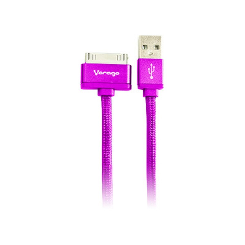 Cable Vorago Cab-118 Usb-Apple Dock 1 Metro Rosa Bolsa