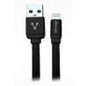 Cable Vorago Cab-119 Negro Usb-Apple Lightning 1 Metro Negro Bolsa