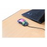 Mouse Gamer Óptico Manhattan 7 Botones 12800Dpi Transparente Alámbrico Usb-A 190381