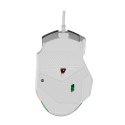 Mouse Gamer Getttech 8 Botones 7200Dpi Alámbrica Usb Blanco Gpm-Rgbwr-G1-Wh