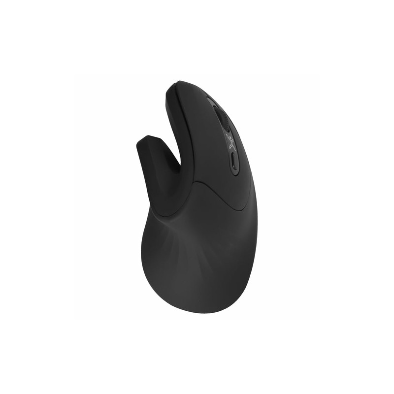 Mouse Ergonómico Perfect Choice Snouse Óptico Inalámbrico 3200Dpi Negro Pc-045199