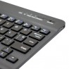 Mini Teclado Portátil Brobotix Inalámbrico Bluetooth Batería Recargabe Hasta 72H Negro 6006436