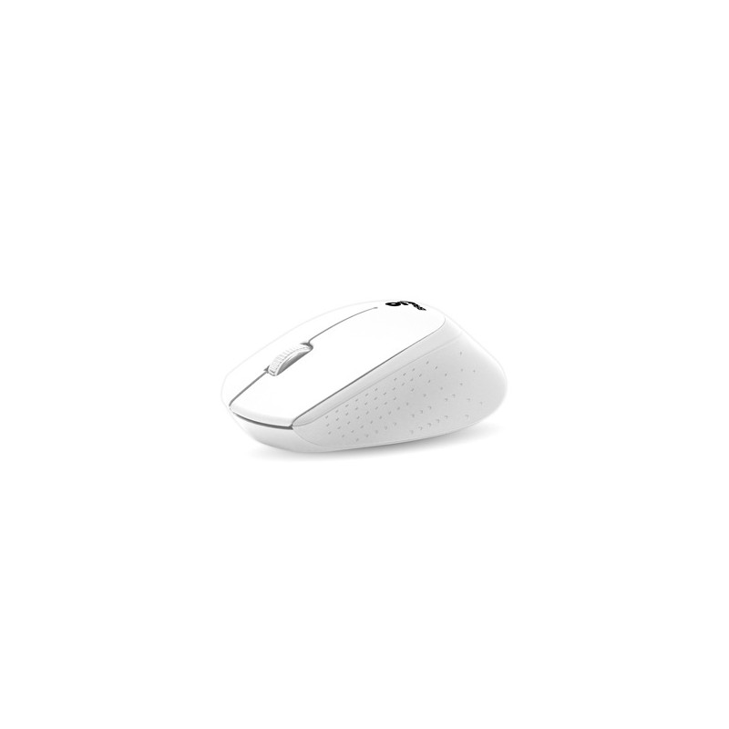 Mouse Ergonómico Brobotix Óptico 1000Dpi Inalámbrico Usb-A Blanco 6000809