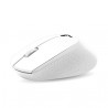 Mouse Ergonómico Brobotix Óptico 1000Dpi Inalámbrico Usb-A Blanco 6000809