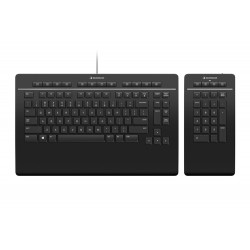 Teclado 3Dconnexion Pro Con Teclado Numérico Alámbrico Inglés Negro 3Dx-700090
