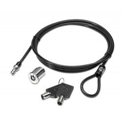 Candado Hp Para Laptop De Llave 1.9 Mts Negro Au656Aa