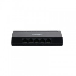 Switch Dahua No Administrable 5 Puertos Negro Dh-Pfs3005-5Gt-L