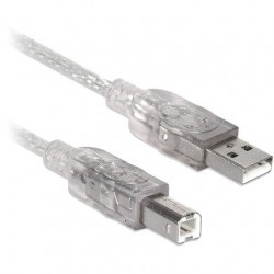 Cable Usb Brobotix Usb-A Macho Usb-B Macho 1.8M Translucido 150112