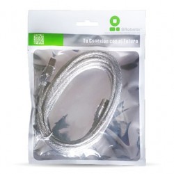 Cable Usb Brobotix Usb-A Macho Usb-B Macho 1.8M Translucido 150112