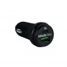 Cargador De Auto Mobifree Usb A Y Usb Tipo C Negro Mb-923330