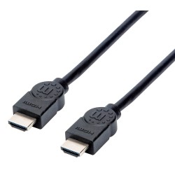 Cable Hdmi Alta Velocidad 4K Blindado 1.5 M Manhattan Negro 355308