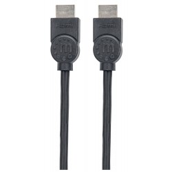 Cable Hdmi Alta Velocidad 4K Blindado 1.5 M Manhattan Negro 355308
