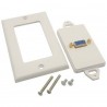 Tapa Para Empotrar Vga Brobotix 1 Enchufe Color Blanco